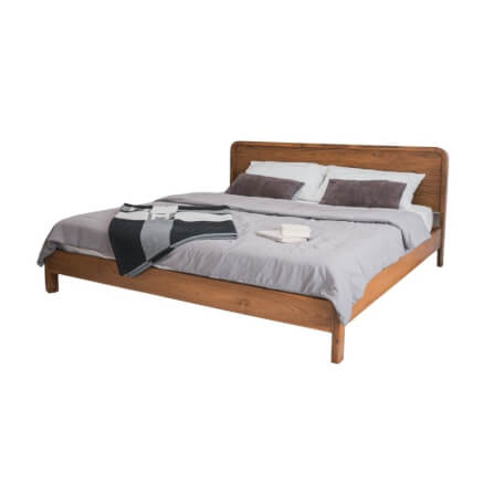 เตียงนอนไม้สัก 6 ฟุต SIGNATURE ONCE รุ่น SO - 011 สีทีค_0